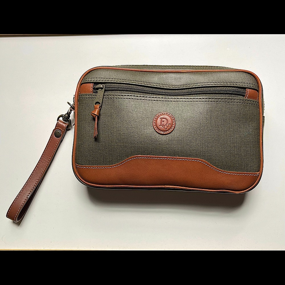 Dior designer wristlet clutch bag